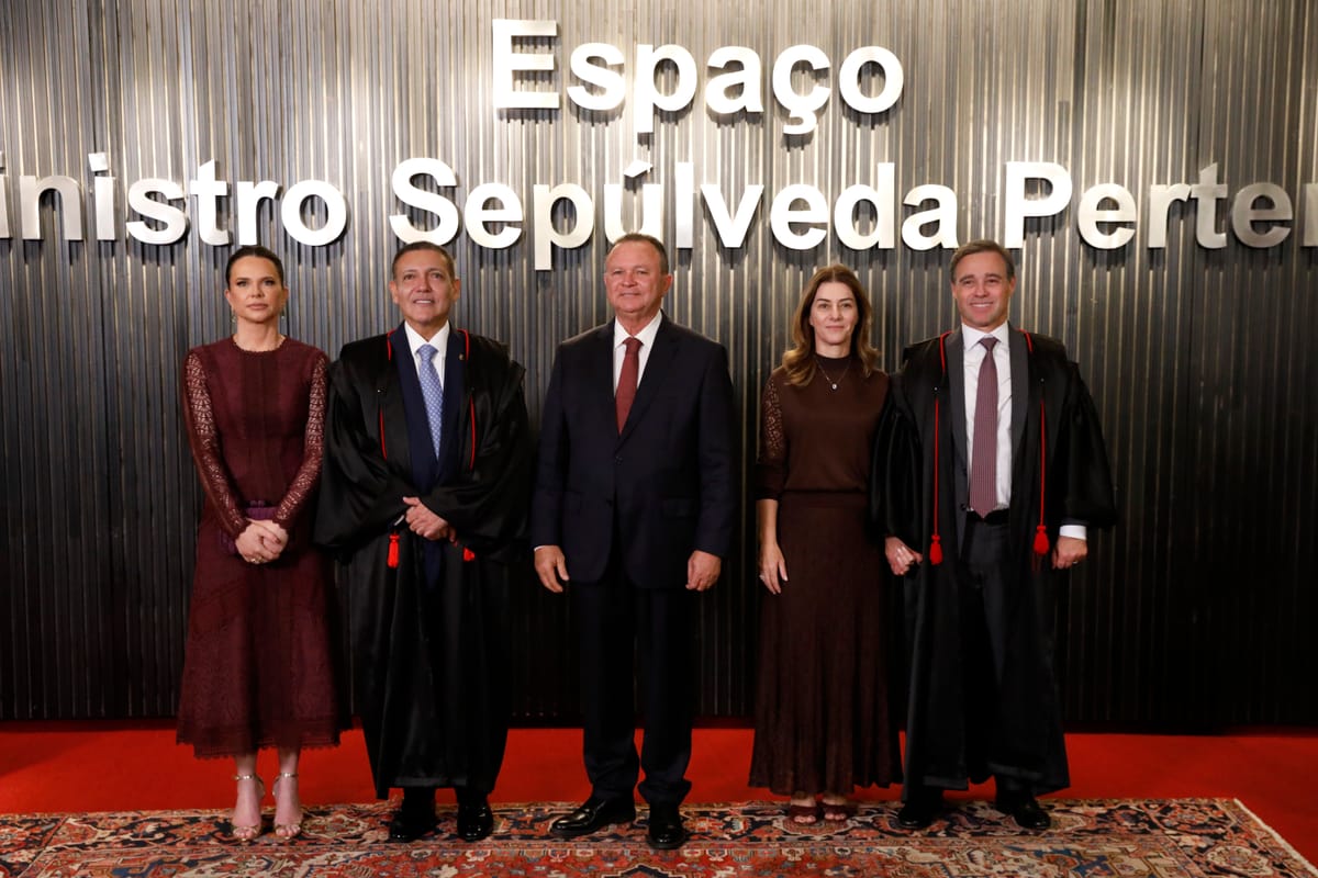 Ministro Kassio Nunes Marques na posse da Presidência do TSE
