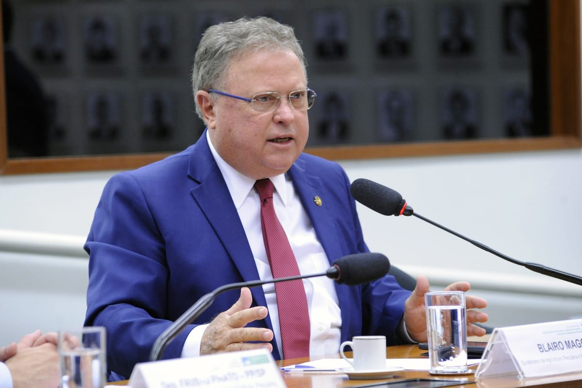 Blairo Maggi em pronunciamento no Congresso Nacional