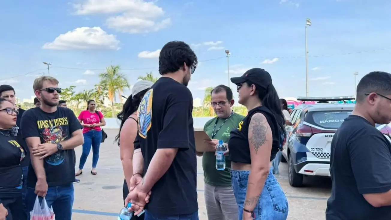 Pesquisa revela maioria de público local no show do Guns N’ Roses em Cuiabá