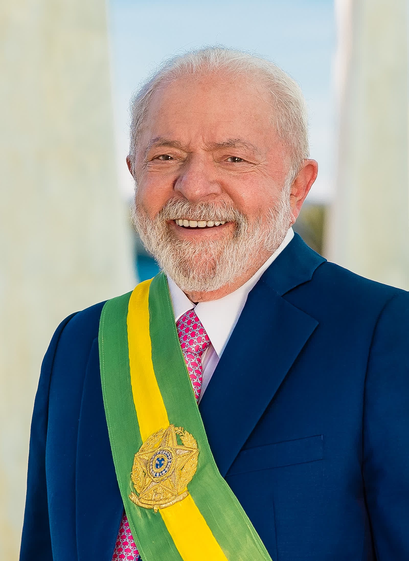 Foto oficial do presidente Luiz Inácio Lula da Silva