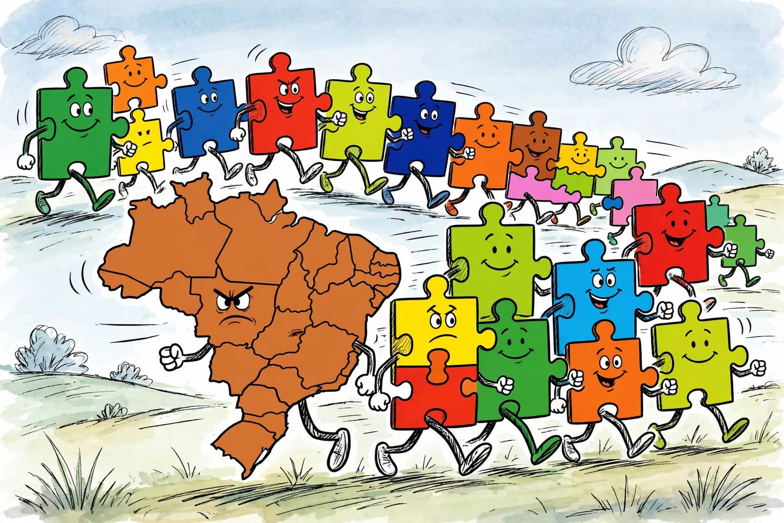 Mato Grosso rema contra a maré e vira a seta do mapa do Brasil