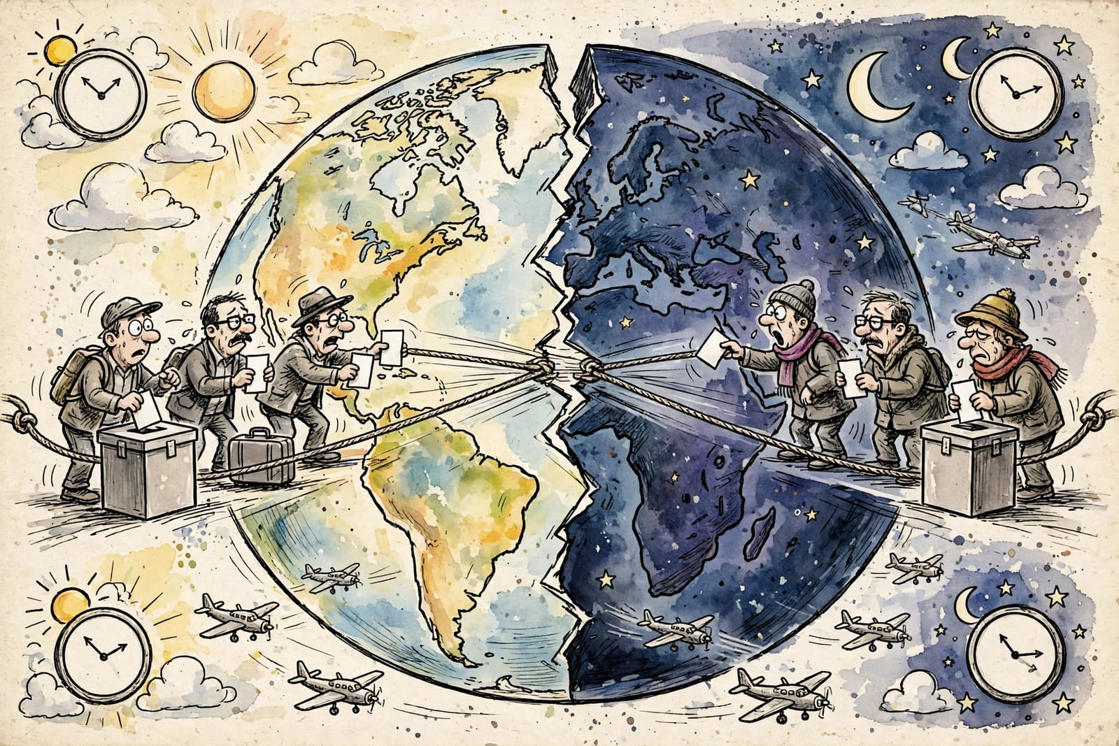 No exterior, o mesmo Brasil votou em dois mapas