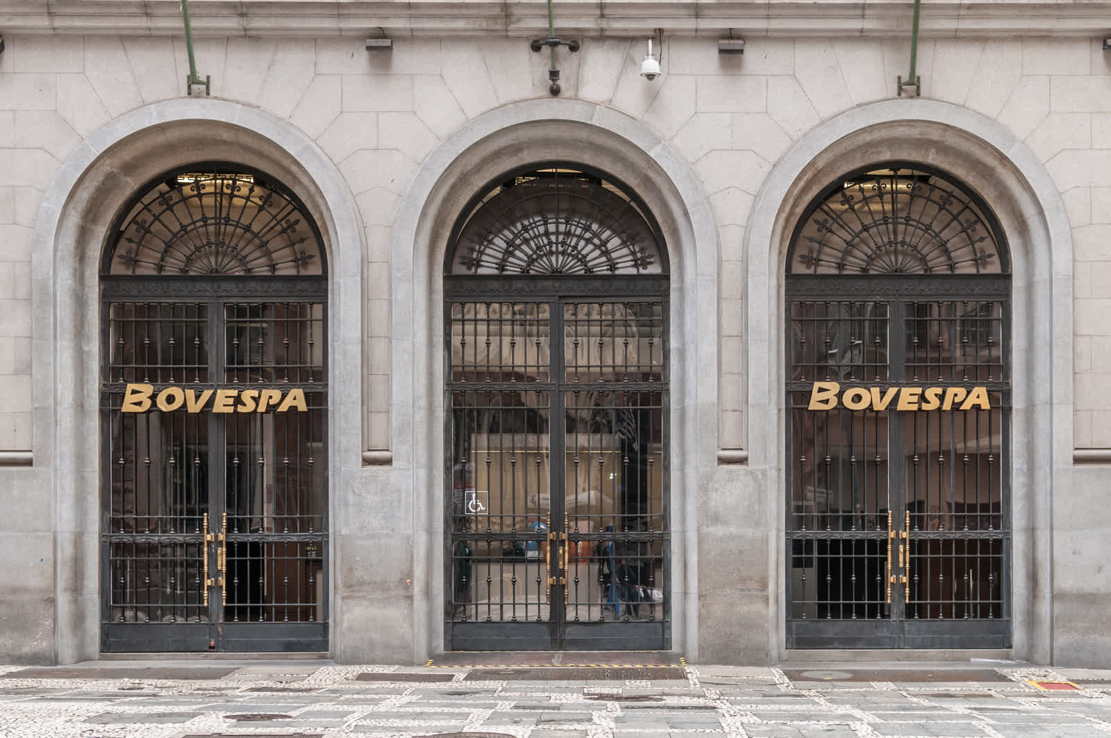 Bovespa, no centro de Sao Paulo