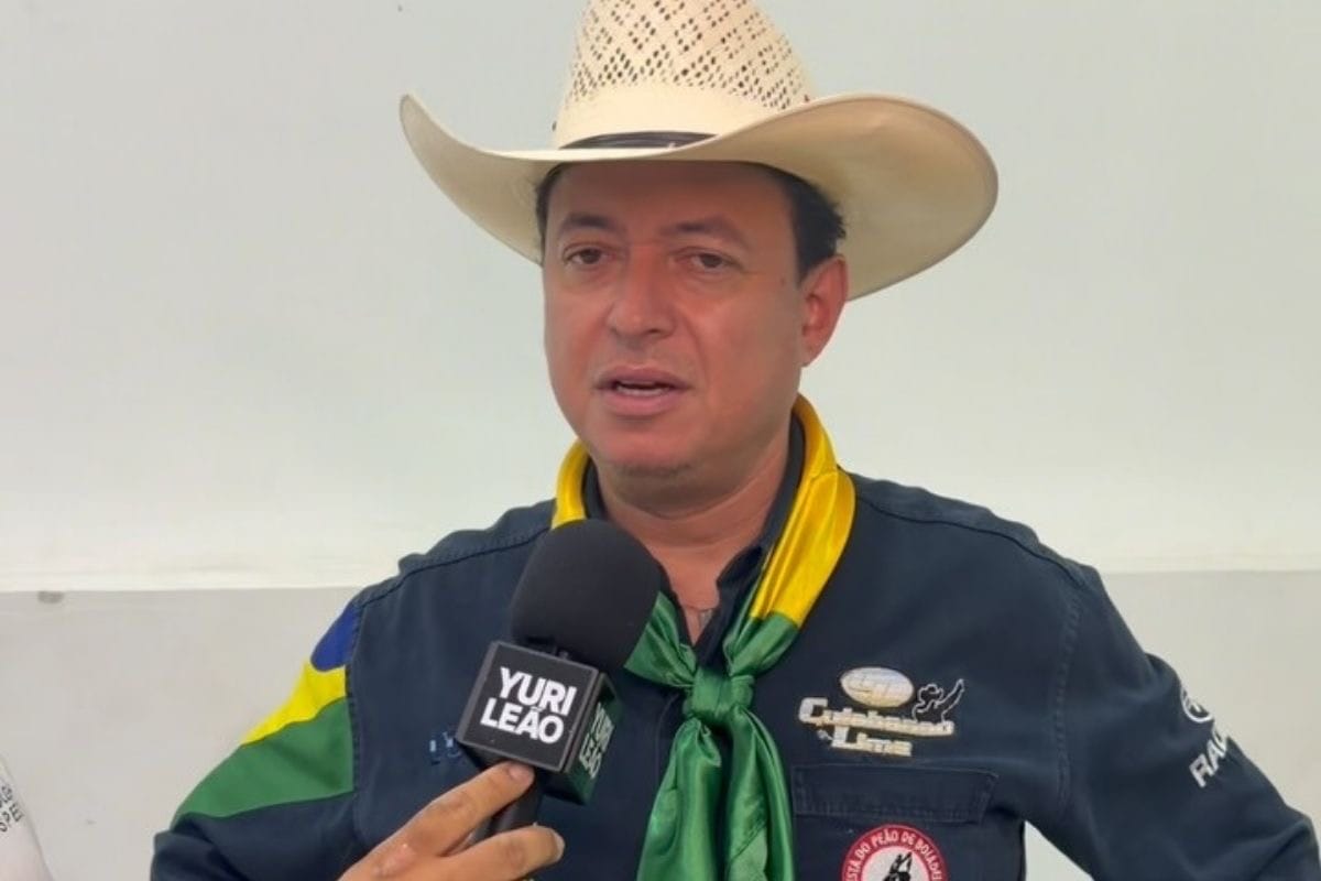 O locutor e apresentador Andraus Araujo Lima, o Cuiabano Lima