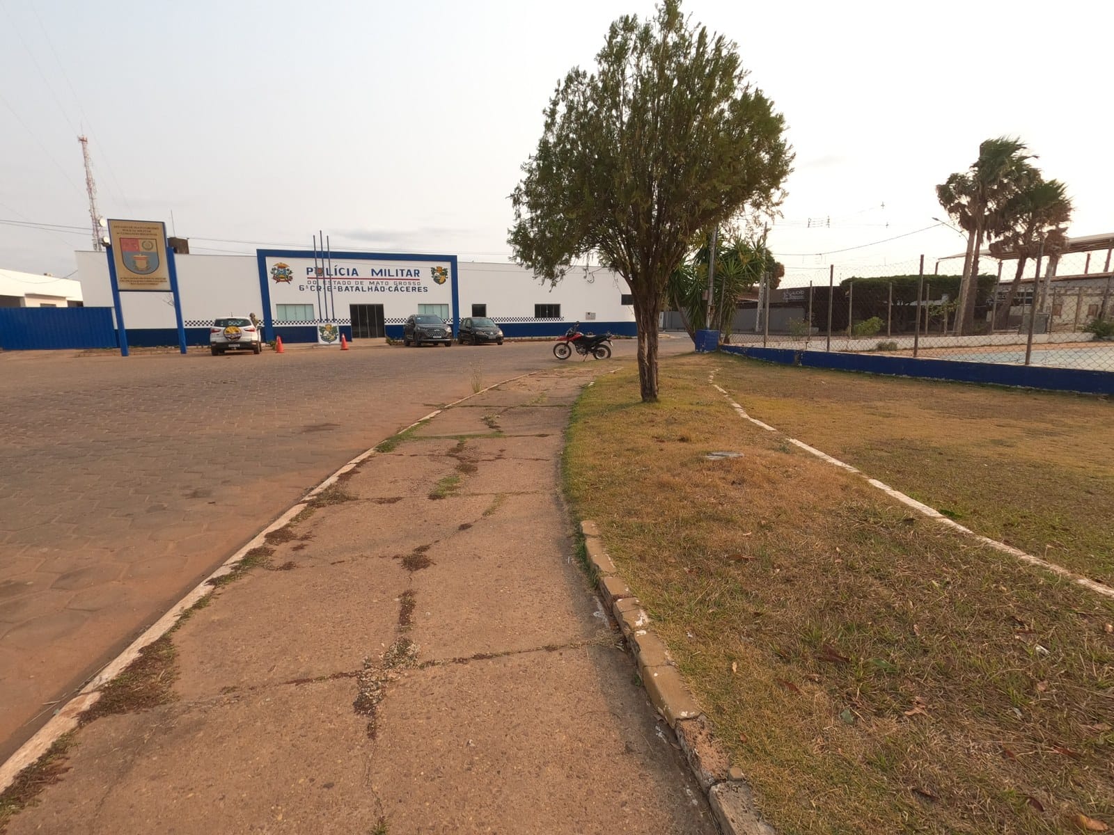 Predio do batalhao da Policia Militar em Caceres