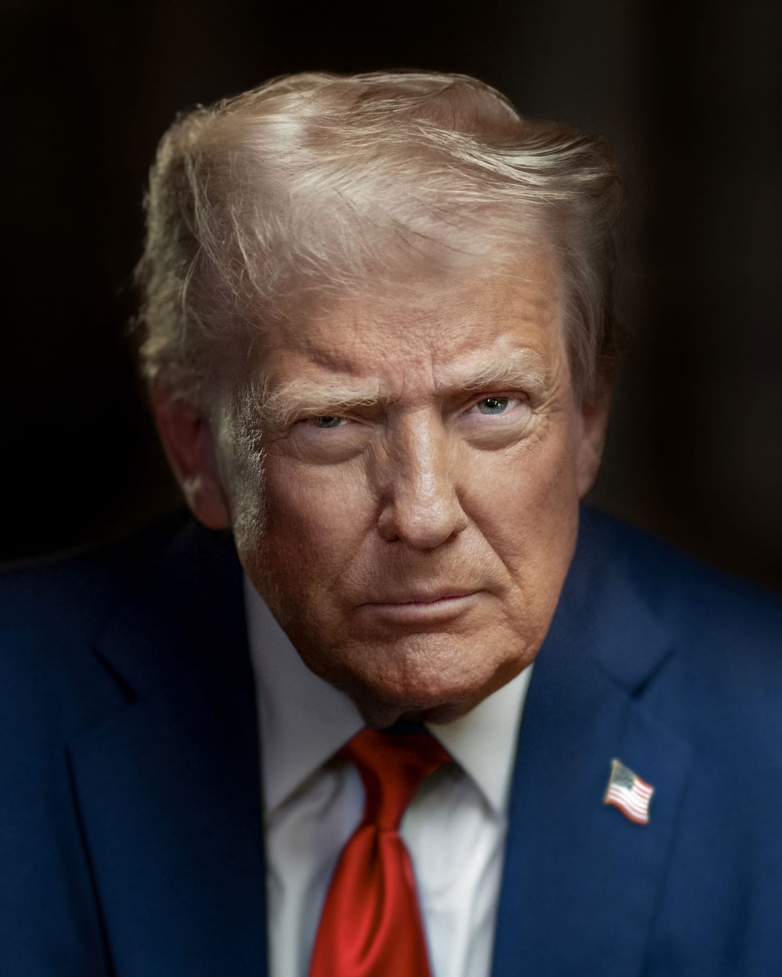 Retrato oficial do presidente Donald Trump