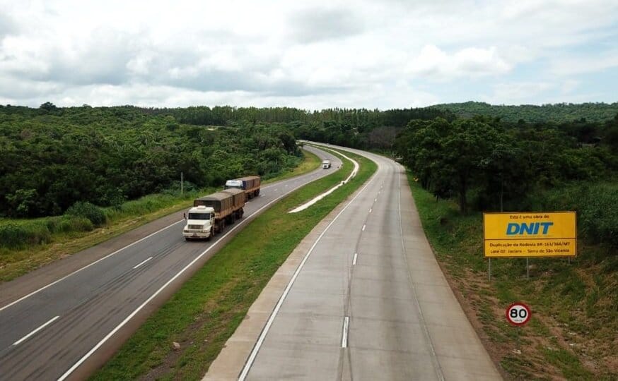 BR-163 / 364, trecho duplicado entre Cuiabá e Rondonópolis