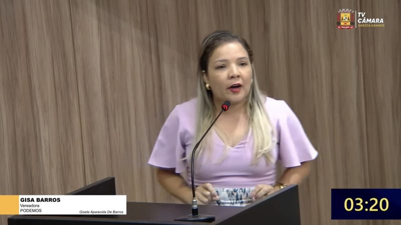 Gisa Barros chama Bruno Rios de 'moleque' em discussão na Câmara de VG