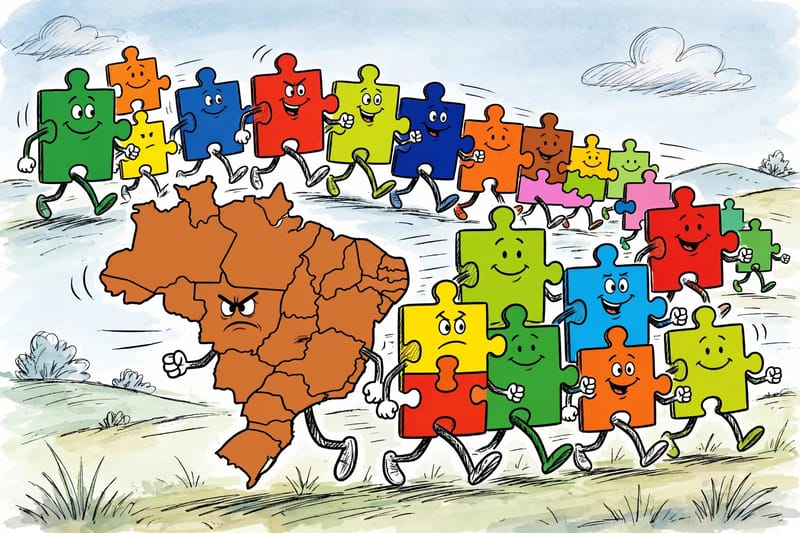 Mato Grosso rema contra a maré e vira a seta do mapa do Brasil