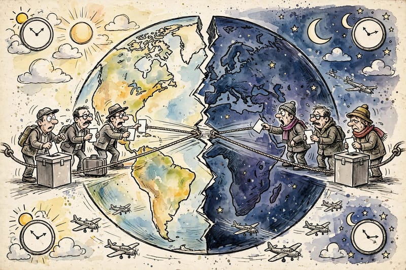 No exterior, o mesmo Brasil votou em dois mapas