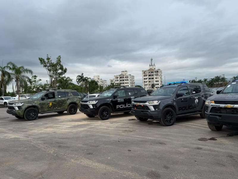 Novas viaturas das forças de segurança de Mato Grosso