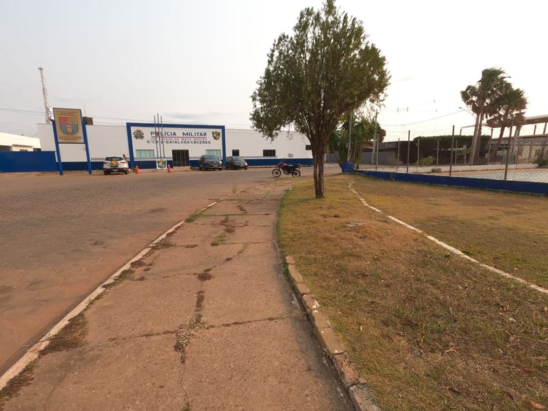 Predio do batalhao da Policia Militar em Caceres